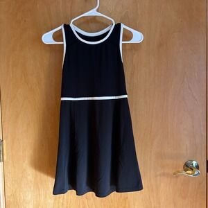 Tommy Bahama Active Girls Black & White‎ Athletic Tennis Dress Size L (10/12)